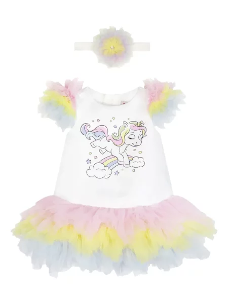 Dětské šaty Magical Costumes bílé