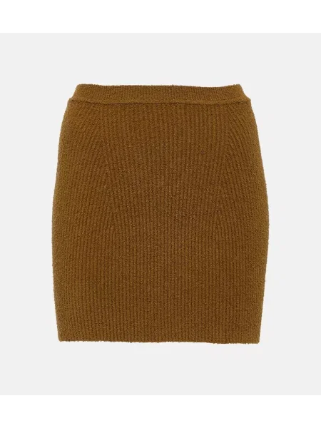 Fustă Wardrobe.nyc tricotate negru