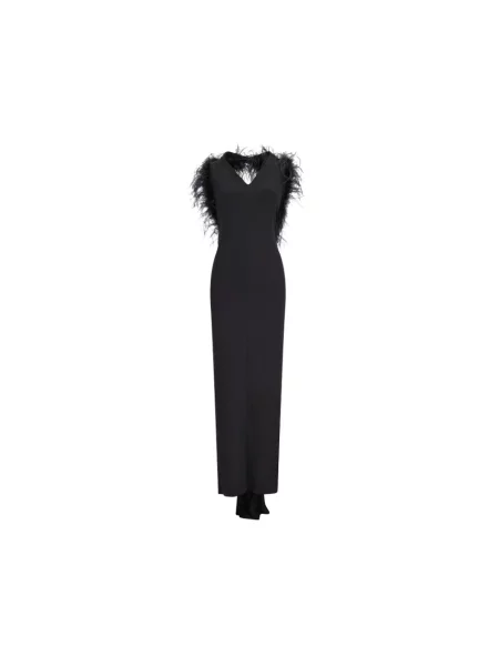 Sukienka Blumarine z krepy czarna