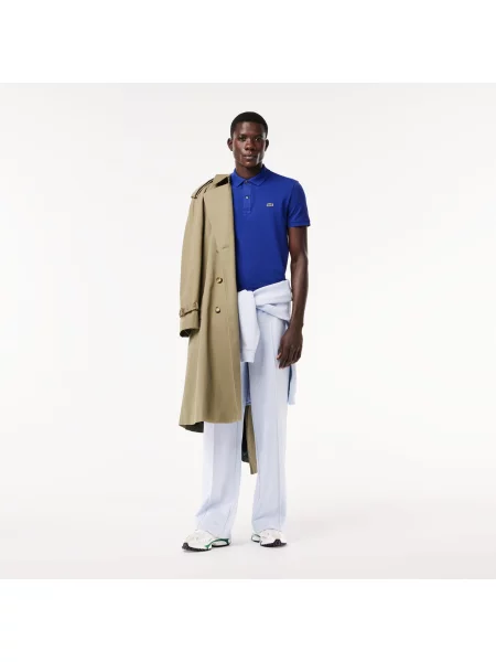 Поло Lacoste синее