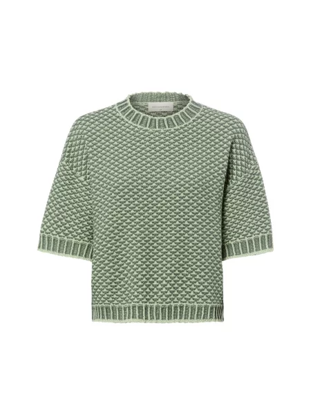 Msch Copenhagen sweter z dzianiny z krótkim rękawem MSCHCatina Pilla Kobiety XS/S zielony