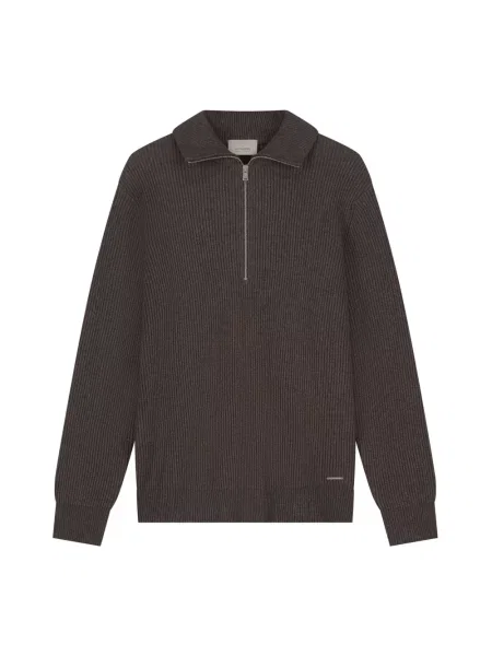 Sweter z golfem Dstrezzed brązowy