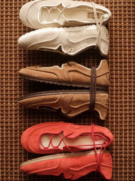 Замшевые балетки Ugg