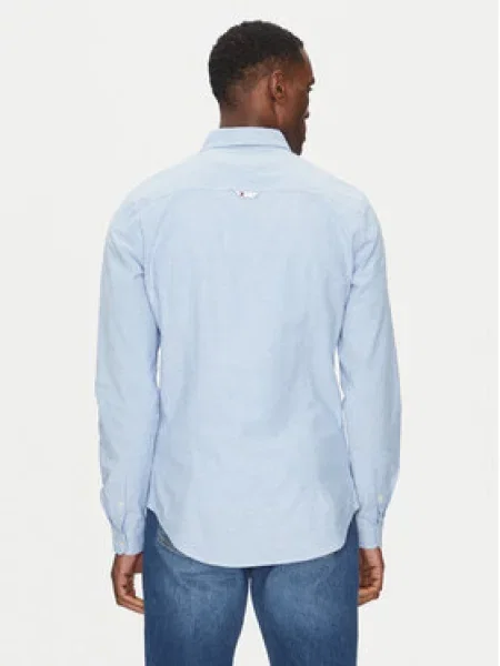 Košile Tommy Jeans modrá