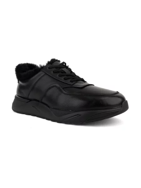 Sneakersy Sergio Moretti skórzane czarne