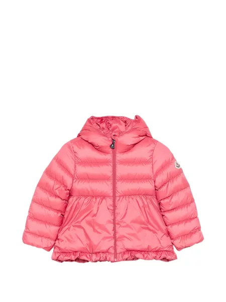 Kurtka dziecięca Moncler Enfant różowa