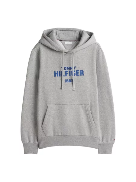 Bluza z kapturem Tommy Hilfiger polarowa szara