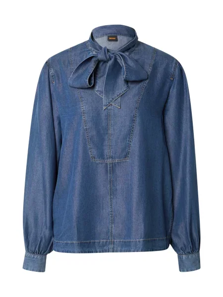 BOSS Bluză C_Betilla denim albastru