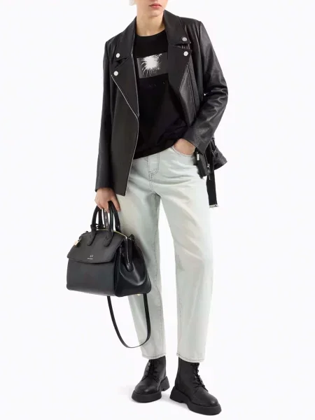 Бойфренди Armani Exchange синій