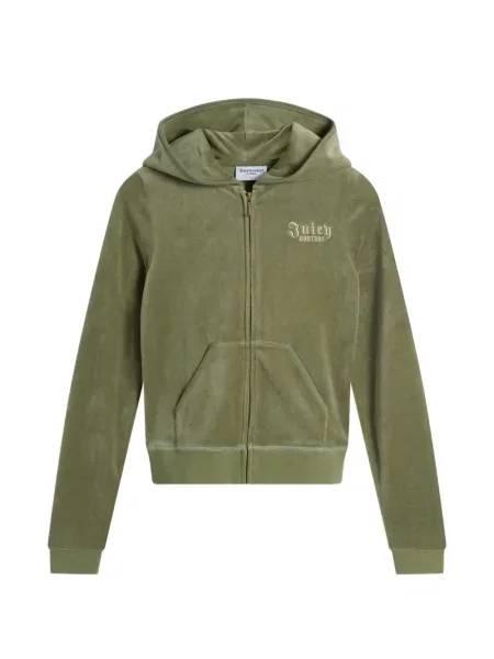 Hanorac cu glugă Juicy Couture verde