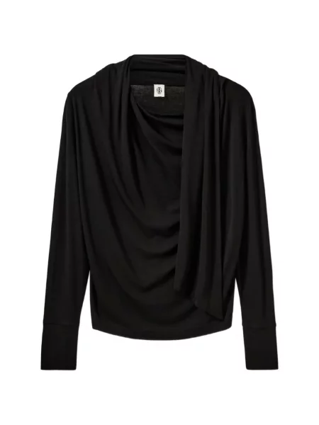 Lung bluză The Garment drapată negru