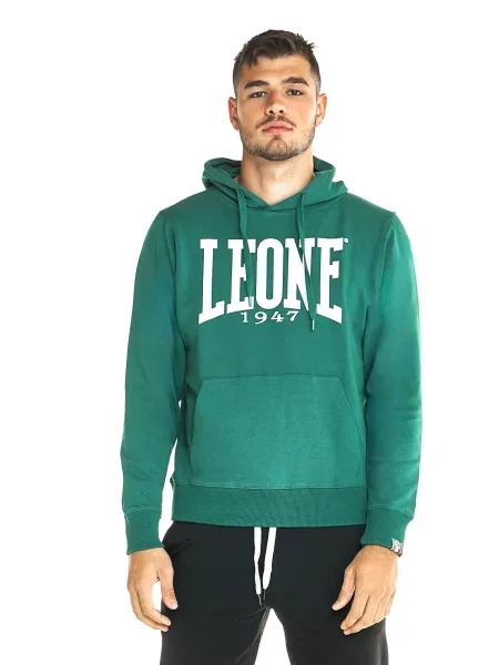 Leone Apparel Bluzy z kapturem zielona