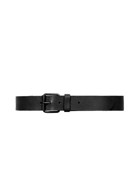 Carhartt WIP Script Belt Leather Unisex Pasek Carhartt WIP Size: S czarny