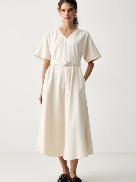 Weekend Max Mara rochie din WKDCALADIO bej