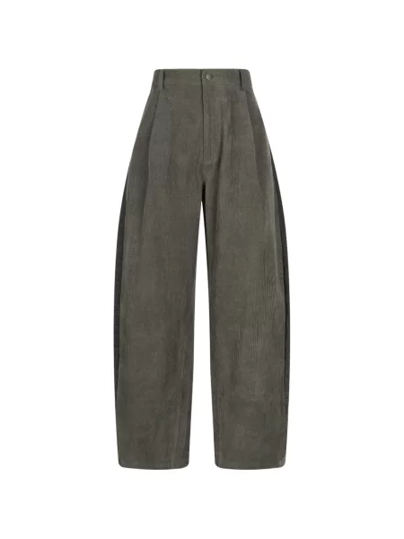 Pantaloni Croquis de catifea cord gri