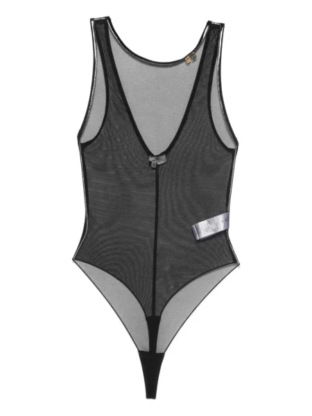Body Elisabetta Franchi fără mâneci negru