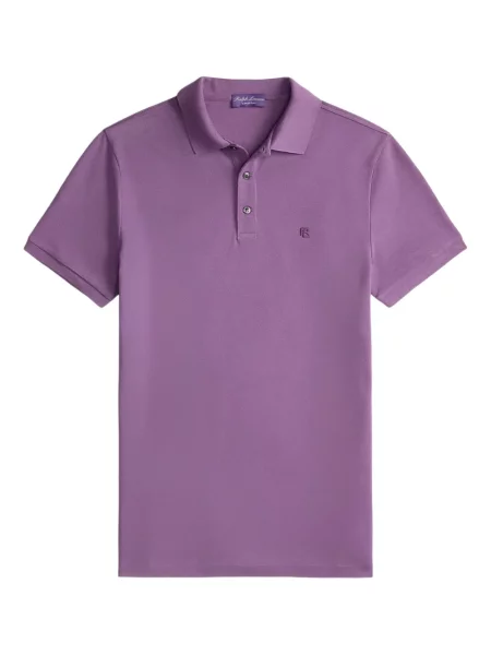 Polo Ralph Lauren Purple Label cu broderie violet