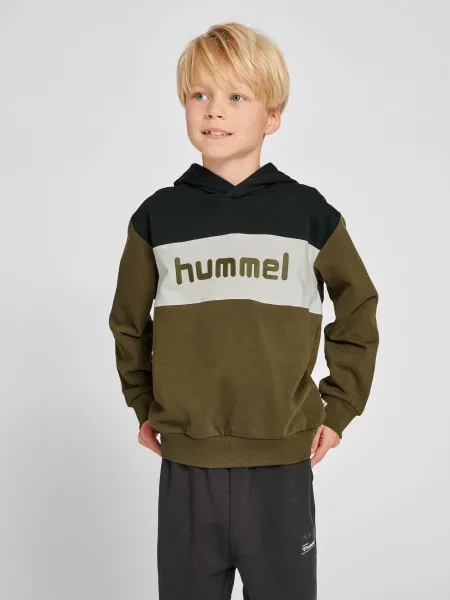 Bluza z kapturem dla dzieci Hummel Morten zielona