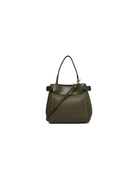 Kabelka Calvin Klein Mix Media Crossbody Tmavo zelená