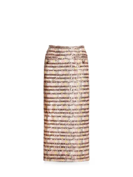 Fustă midi Elie Saab cu paiete
