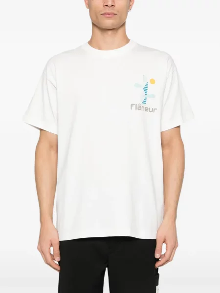 Tricou Flâneur alb