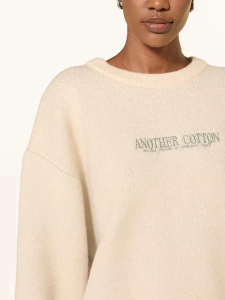 Another Cotton Lab Sweter beige beżowy