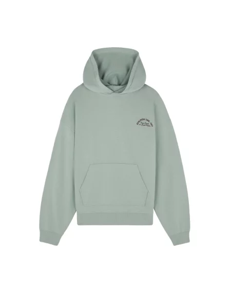 Scalpers Mikina Time Off / mátová hnědá