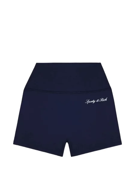 Pantaloni scurți Sporty & Rich cu imagine albastru