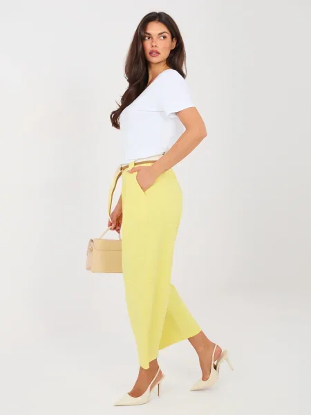 Pantaloni Rue Paris alb