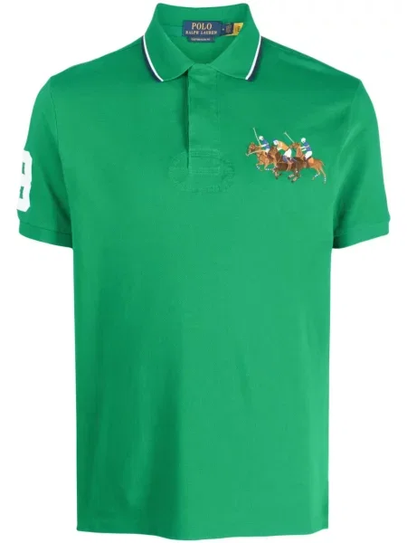 Polo majica Polo Ralph Lauren s vezom plava