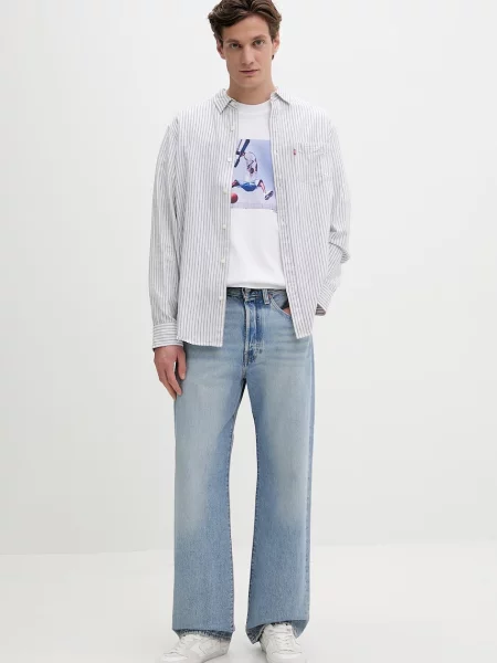 Kratka majica Guess Jeans bela