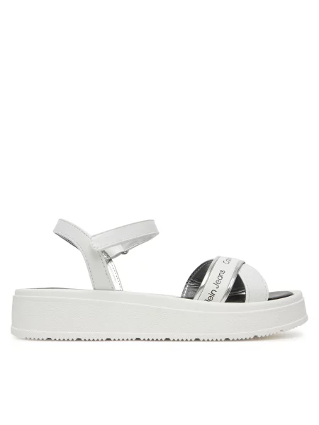 Otroški sandali Calvin Klein Jeans bela
