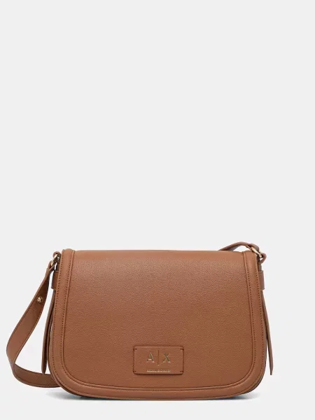 Ročna torba Armani Exchange rjava