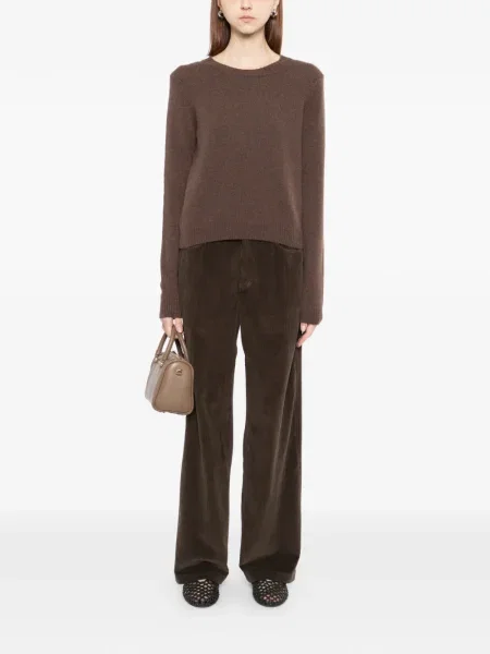 Pantaloni James Perse de catifea cord maro
