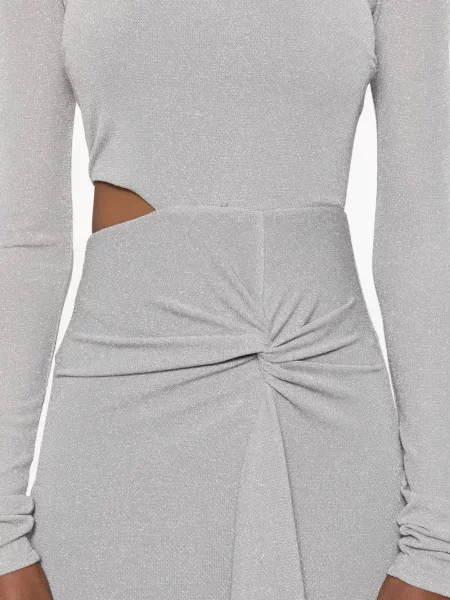 Rochie Patrizia Pepe de costum argintiu