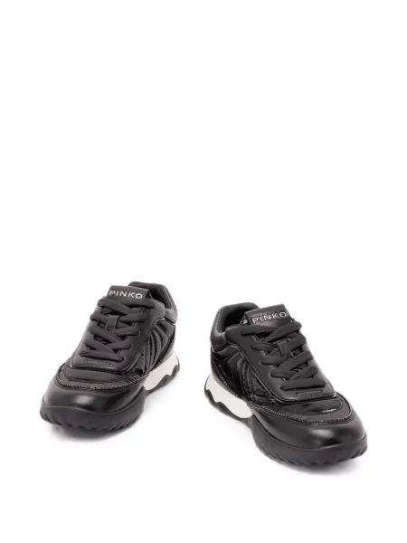 Matlasat sneakerși Pinko negru