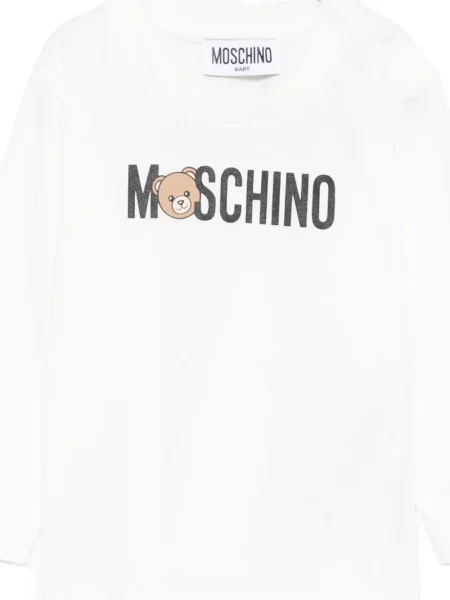 Koszulka dziecięca Moschino biała