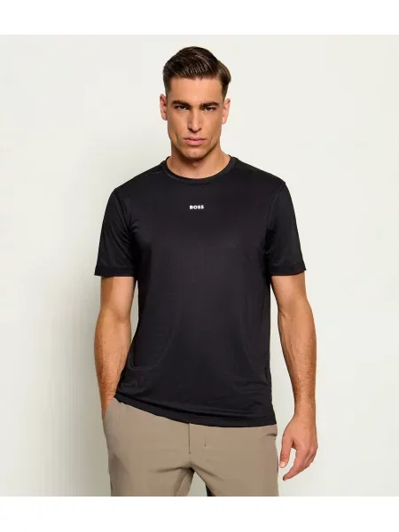BOSS GREEN Tricou TS_Active | stretch negru