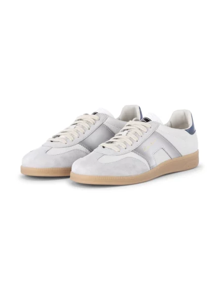 Sneakersy Santoni eleganckie białe