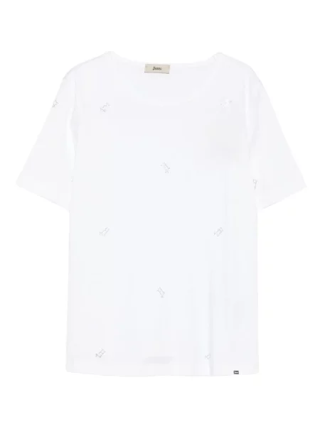 Tricou Herno scurt alb