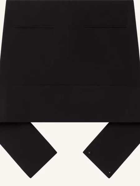 Mała mały spódnica mini Courreges czarna