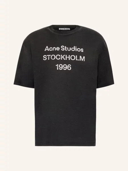 Acne Studios T-Shirt schwarz czarna