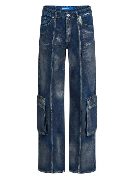 KARL LAGERFELD JEANS Pantaloni eleganți închis albastru