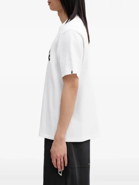 Kerek nyakú póló A Bathing Ape® fehér