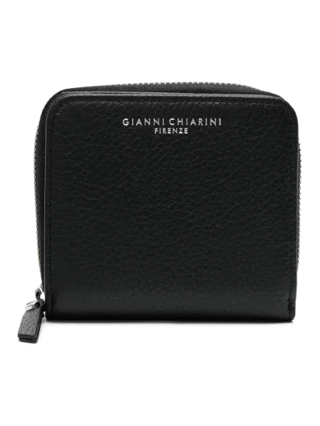 Portfel Gianni Chiarini z nadrukiem czarny