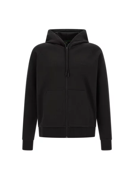 Bluza z kapturem Boss z kapturem czarna