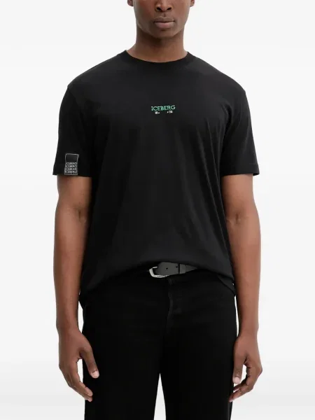 Tricou Iceberg cu imagine negru