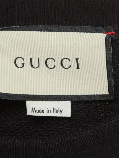 Mikina Gucci Pre-owned s výšivkou se srdcovým vzorem černá