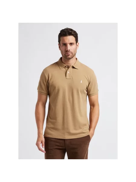 Koszulka polo Ralph Lauren brązowa