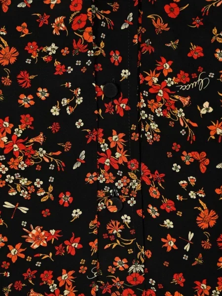Cămașă Gucci de mătase negru